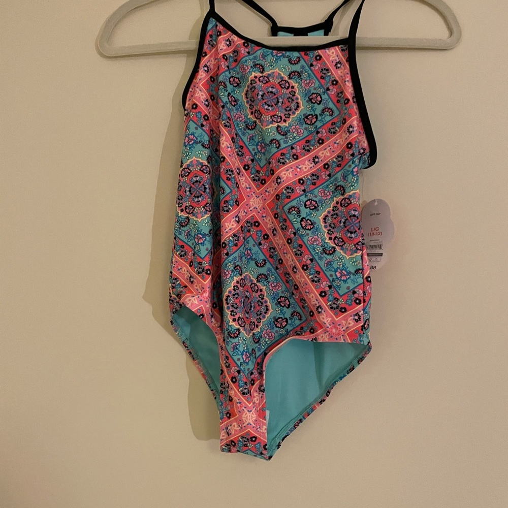 Bright bathing suit